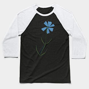 Blue-eyed grass wildflower Baseball T-Shirt